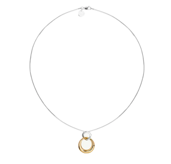 Tranquila Necklace Yellow Gold/Silver