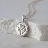 Healing Hands Necklace Sterling Silver