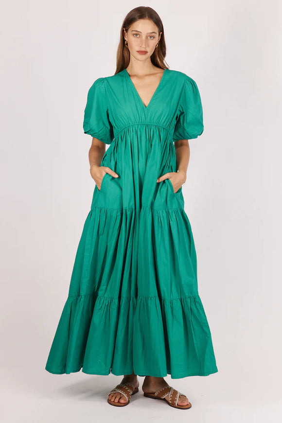 Elda Green Dress