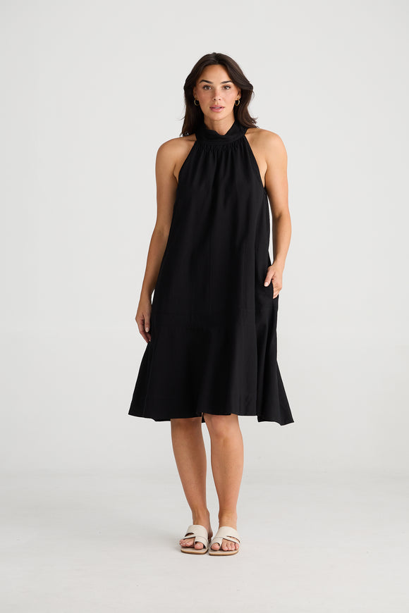 Brave + True Rose All Day Dress- Black