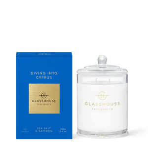 Glasshouse Diving Into Cyprus Candle 380g