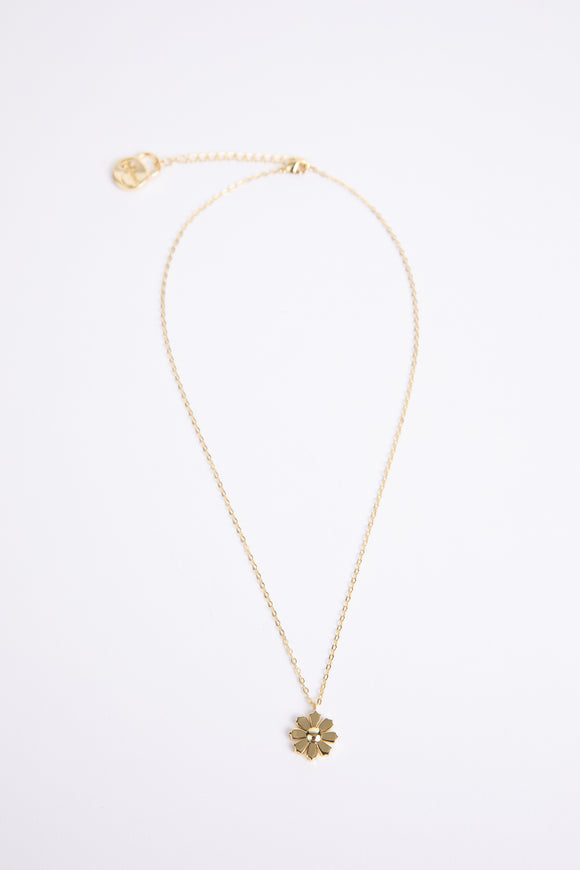 Holiday Posey Necklace Gold