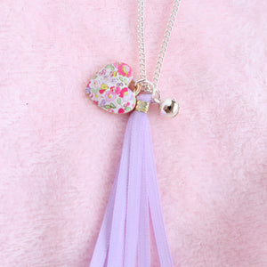 Petite Fleur Heart Necklace
