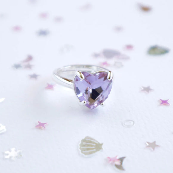 Heart Of The Ocean Purple Ring