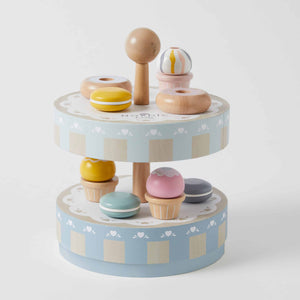 Nordic Kids Wooden Cake Stand Set