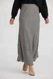 Shanty - Pisa Skirt Natural W Black Check