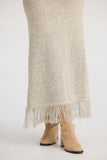 Shanty - Seville Knit Skirt Oatmeal