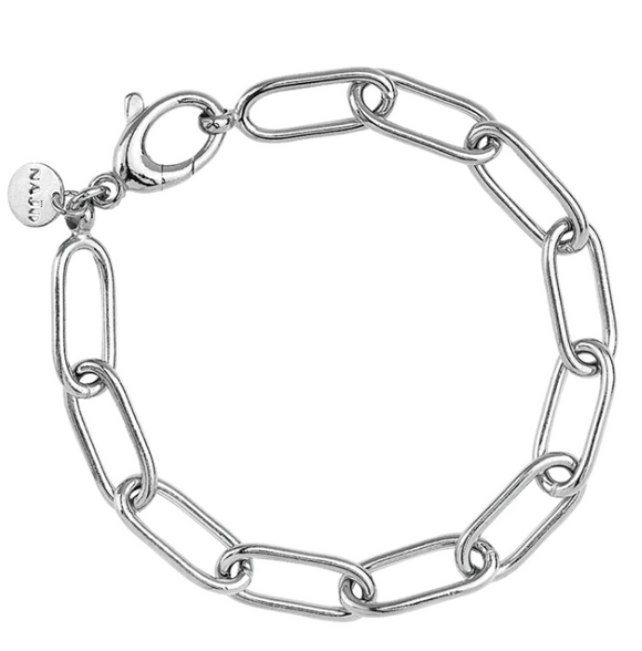 Vista Large Link Silver Bracelet