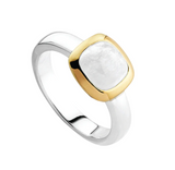 Aura Two-tone Moonstone Ring