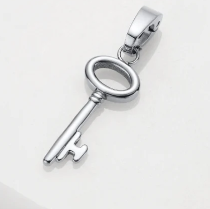 Zafino Key Charm- Silver