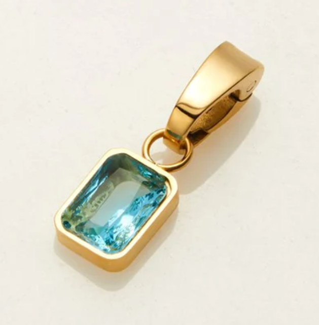 Zafino Crystal Charm-Blue