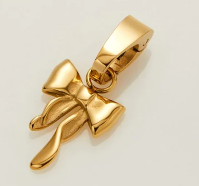 Zafino Bow Charm- Gold