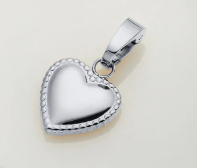 Zafino Heart Charm- Silver