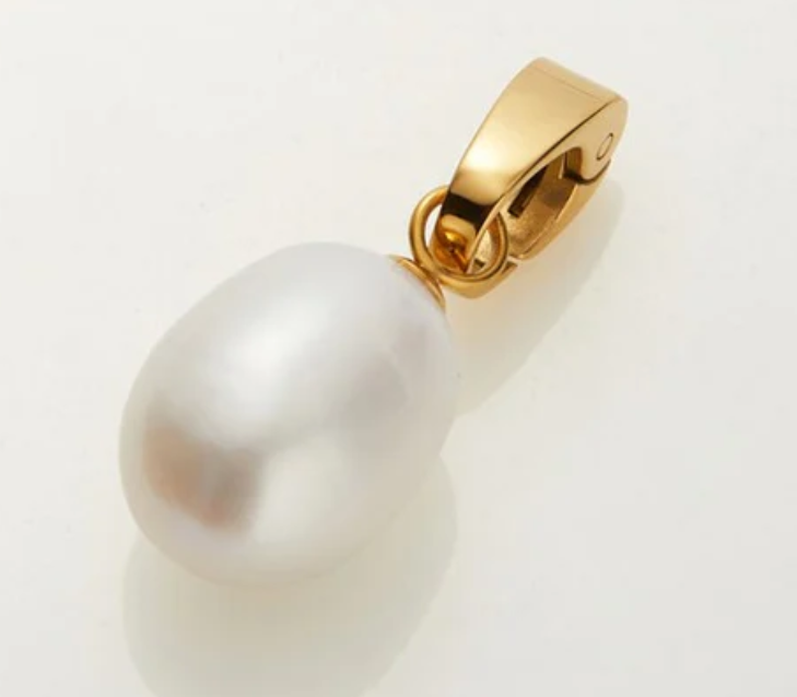 Zafino Gold Pearl Charm
