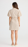 Brave+True - Lenni Dress- Choc Polka Dot