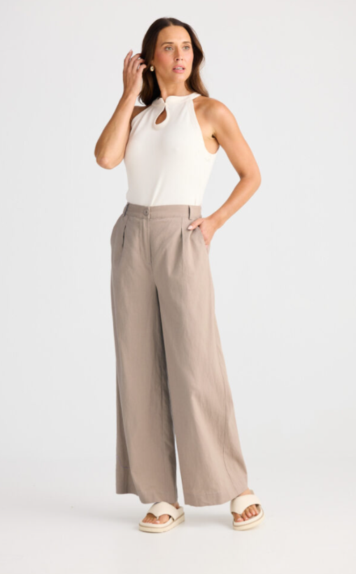 Brave+True - August Pant- Cocoa