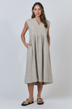 Naturals by O&J Linen S'less Dress- Blister