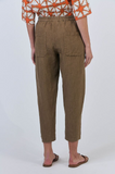 Naturals by O&J Linen Pant- Tobacco
