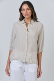 Naturals by O&J Linen Shirt- Soybean