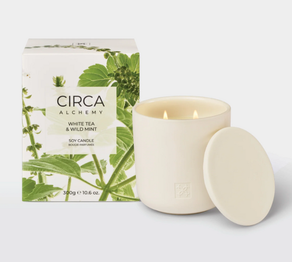 CIRCA 300g Candle- Alchemy- White Tea/Wild Mint