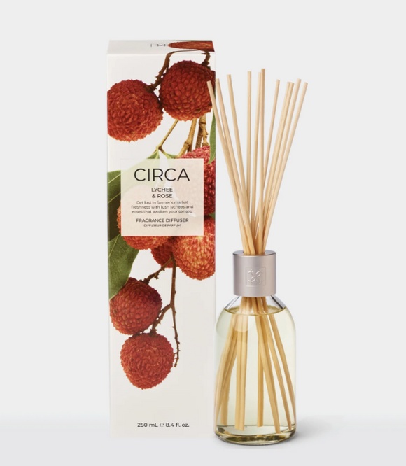 CIRCA 250ml Diffuser- Lychee & Rose