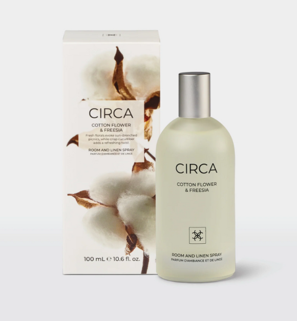 CIRCA 100ml Room & Linen Spray- Cotton Flower Freesia