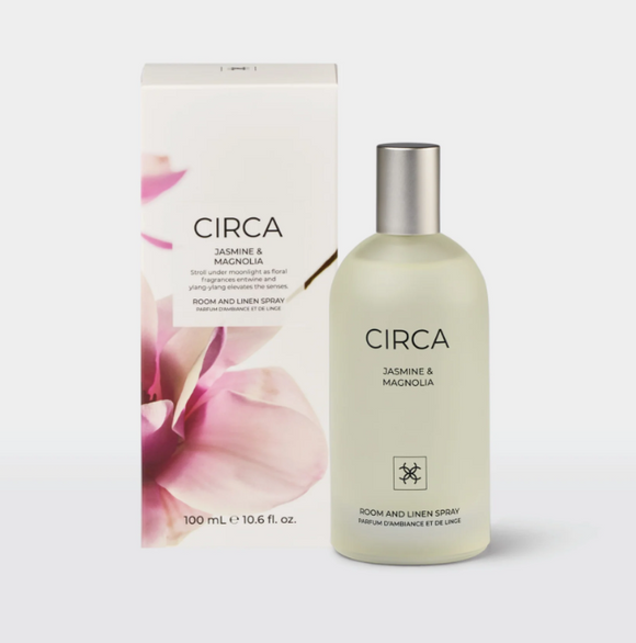 CIRCA 100ml Room & Linen Spray- Jasmine Magnolia