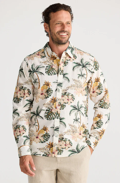 Fossick Oxford Shirt- Bula