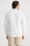 Fossick Oxford Shirt- Natural Stripe