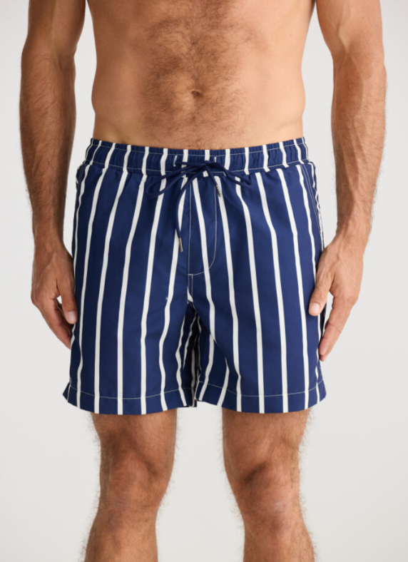 Fossick Dartmouth Boardshort- Navy Linear