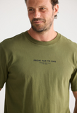 Fossick Par To Bar Tee- Khaki