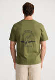 Fossick Par To Bar Tee- Khaki