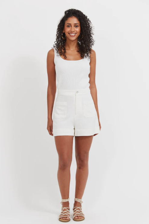 Haiti Short - White