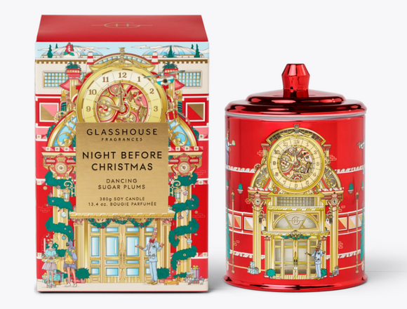 Glasshouse Fragrance 380g Candle - Night Before Christmas X25