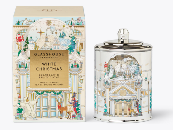 Glasshouse Fragrance Candle 380g - White Christmas X25