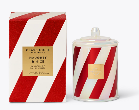Glasshouse Fragrance 380g Candle - Naughty & Nice X25
