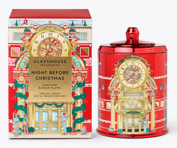 Glasshouse Fragrance 760g Candle - Night Before Christmas X25