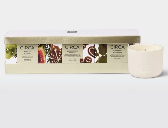 Circa 3x70g Candle Trio- Xmas'25