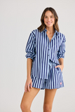 Holiday Adrift Shirt- Blue Stripe