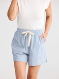Brave+True - Bobbi Short Blue Pinstripe