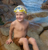 SunnyLife Swim Mask Salty The Shark Neon Yellow