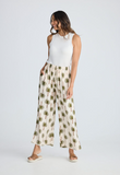 Holiday - Fly Away Pant - Ivory Palm Print