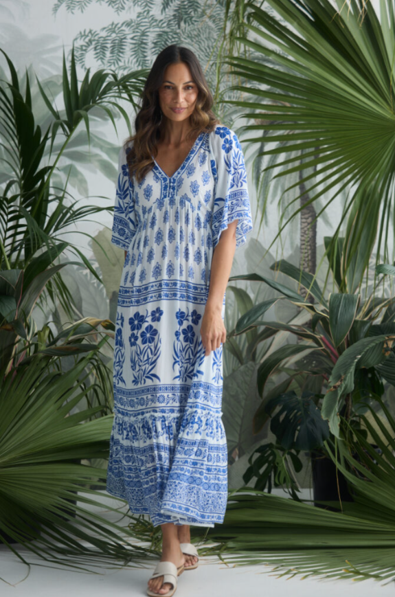 Holiday - Swell Maxi Dress - Ocean Paradise Print