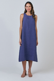 Naturals Sleeveless Maxi- Blueberry
