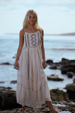 Talisman - Ithika Strappy Dress - Light Natural