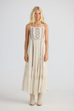 Talisman - Ithika Strappy Dress - Light Natural