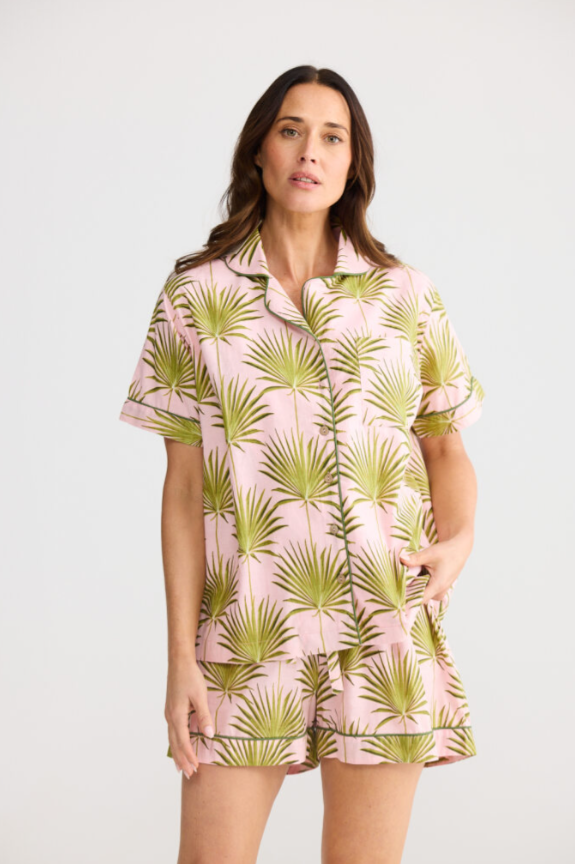 Holiday - Namaste Pyjama Set Pink Palm