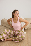 Holiday - Slumber Pant Pink Palm
