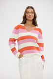 Holiday - Chiara Stripe Knit - Pink Multi Stripe