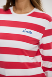 Holiday - Roam Tee - Red Stripe